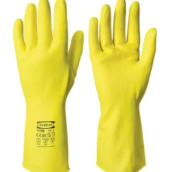 Hanske gummi gul rullekant xl granberg - 112.0400-xl