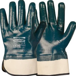 Hanske nitril 10 mansj heldyppet granberg - 114.0070-10