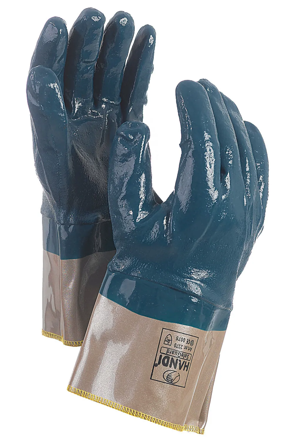 Hanske nitril m/man 2370 10 handi heldyppet nitril hanske str 10