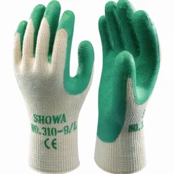 Hanske strikket 10 gummibeleggshowa grip - 109.310-10