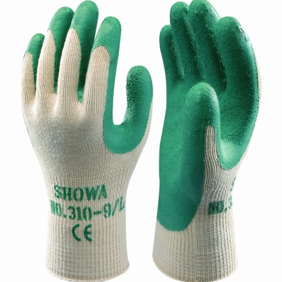 Hanske strikket 10 gummibeleggshowa grip - 109.310-10