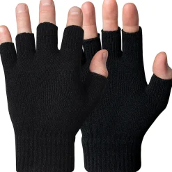 Hanske strikket uten fingertupper str 9