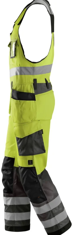 Helbukse 0213 HP gul/sort 50 klasse 2 High-Vis