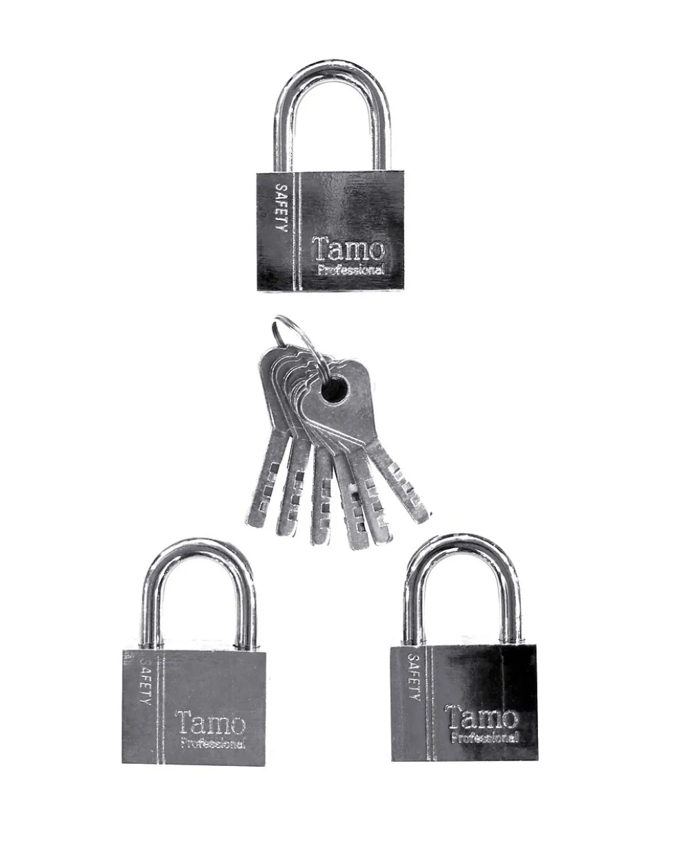 Hengelås sett 40 mm 3-pk
