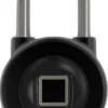 Hengelås Smartlock sort m/ fingeravtrykk og bluetooth funksjon