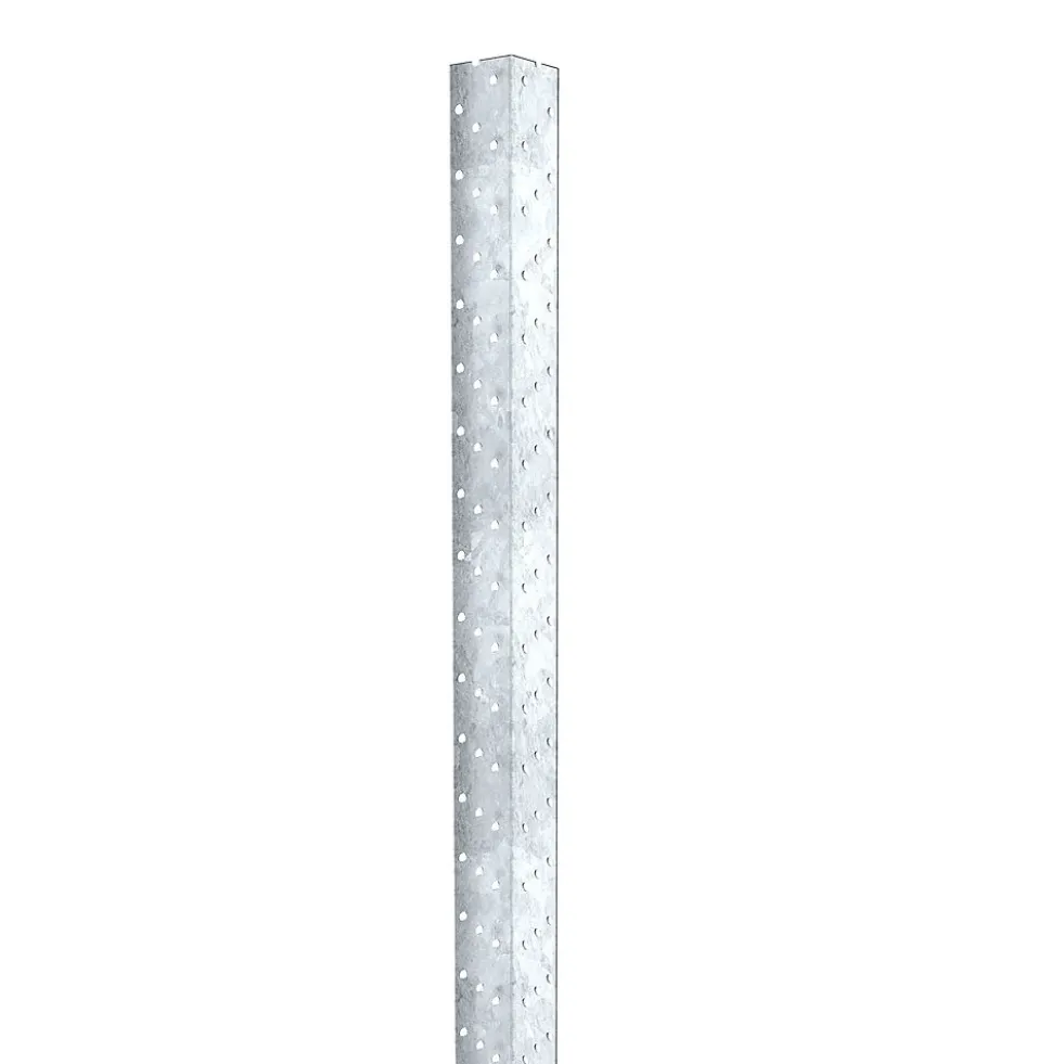 Hjørnebeslag stål 39x39x2450 mm T 0,56
