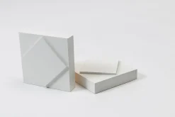 Hjørnekloss kk46 hvit 2pk 100x100