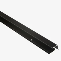 Hjørneprofil utvendig sort aluminium 3000 mm