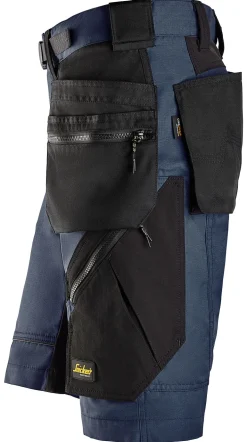 Håndverkshorts 6904 FLexiWork+ Mørkblå/sort str 46
