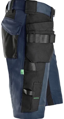 Håndverkshorts 6904 FLexiWork+ Mørkblå/sort str 46