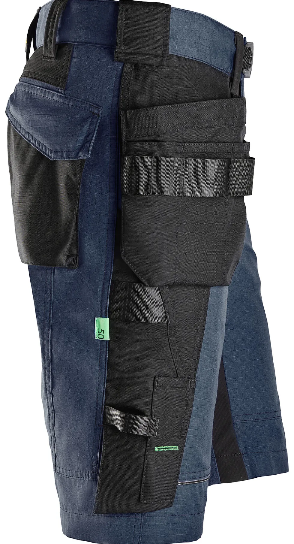 Håndverkshorts 6904 FLexiWork+ Mørkblå/sort str 46