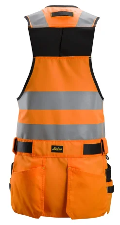 Håndverksvest 4230 AllroundWork kl.1 HiVis oransje/sort 3XL