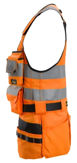 Håndverksvest 4230 AllroundWork kl.1 HiVis oransje/sort 3XL