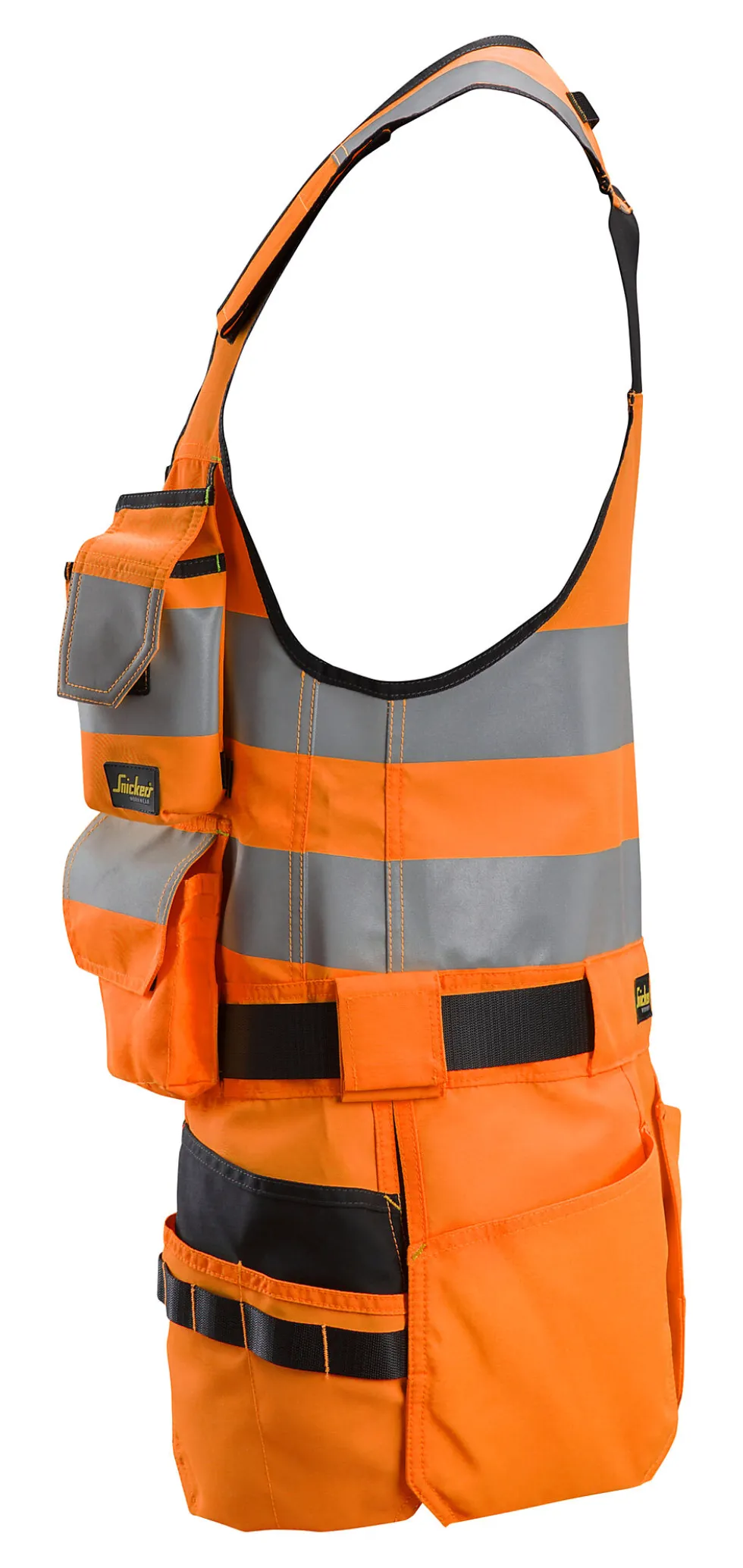 Håndverksvest 4230 AllroundWork kl.1 HiVis oransje/sort 3XL