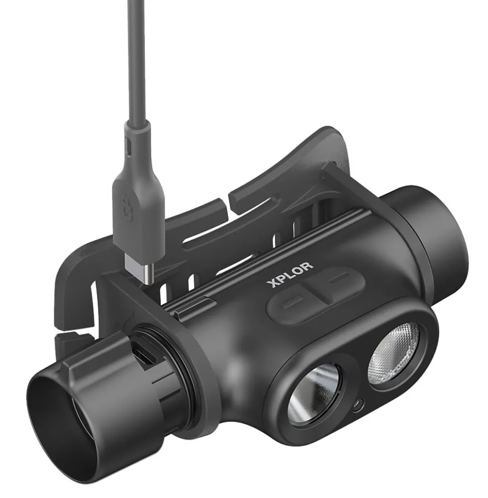 Hodelykt oppladbar PHR19 1200 lumen