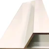 Horisontallist alu hvit 3000mm 12,3x50x3000mm