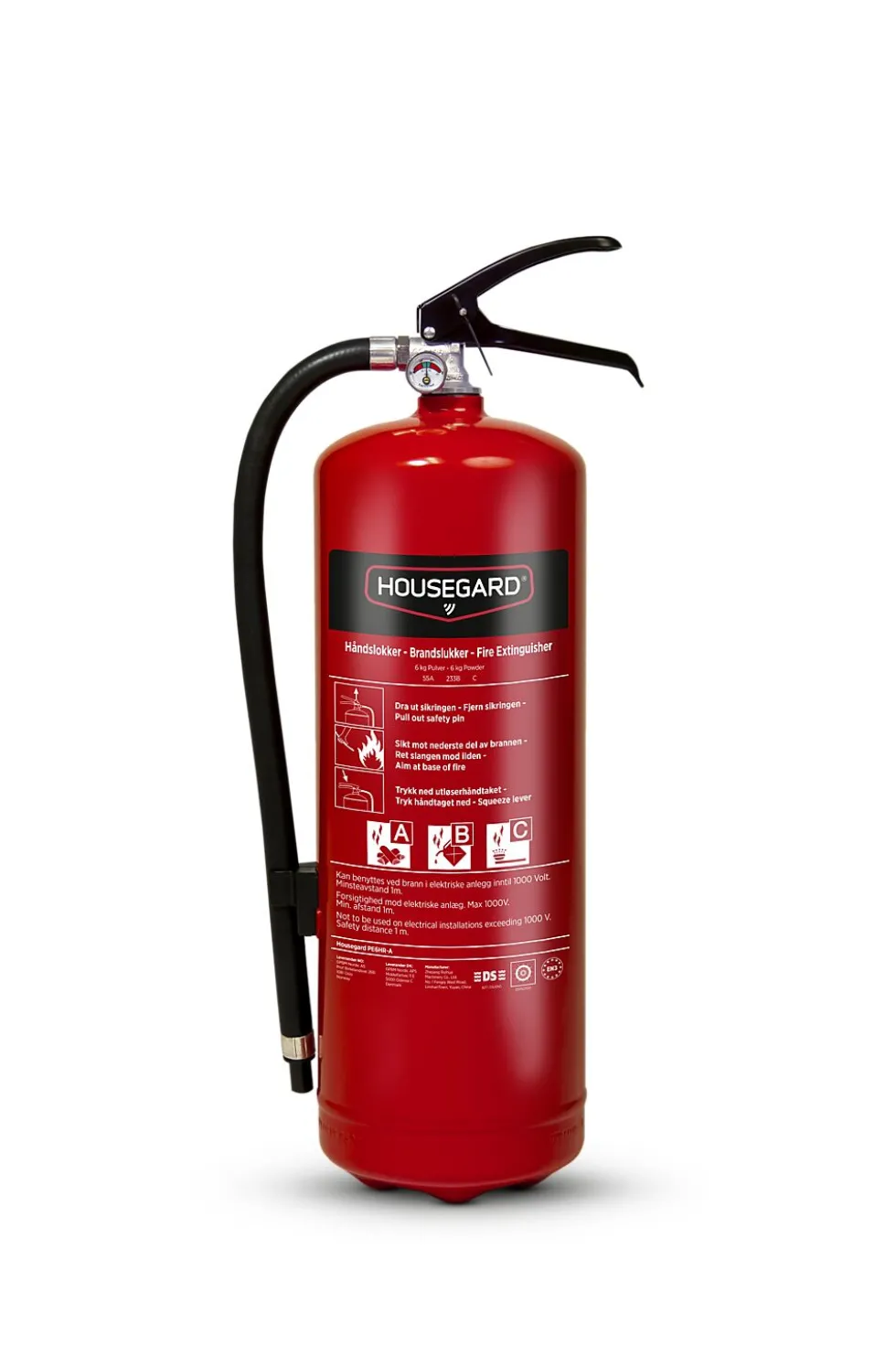 Housegard 6 kg pulverslukker 55A