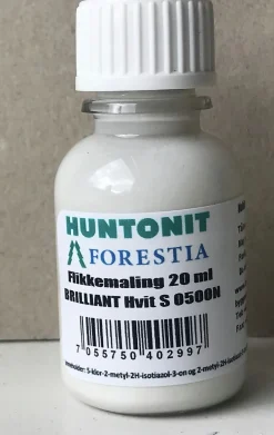 Huntonit reparasjonsmaling klassisk hvit 20 ml