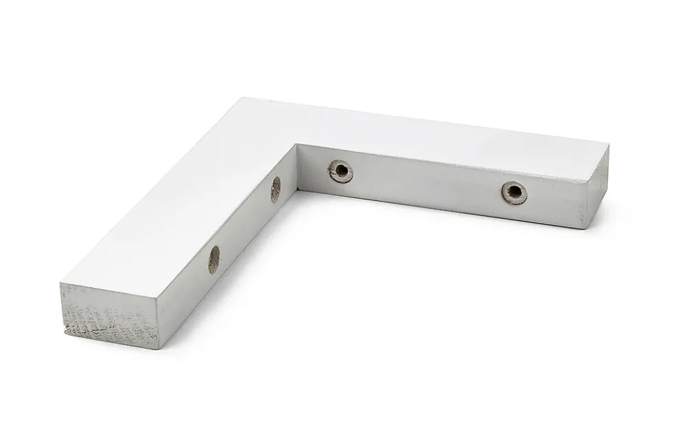 Hyllevinkel 97 145x160 mm hvit maks belastning 10 kg