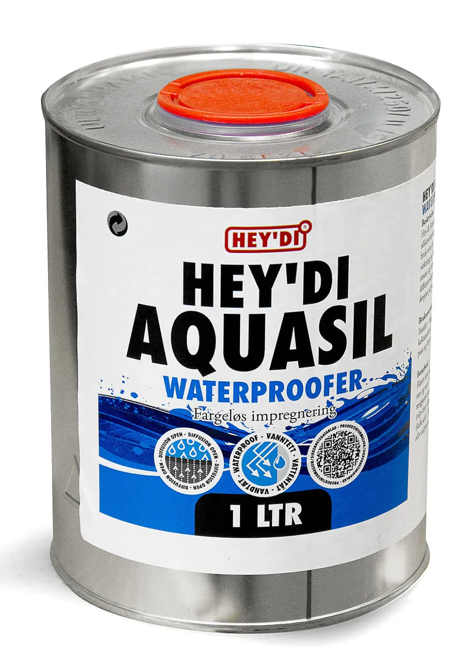 Impregnering Aquasil 1 liter Hey`di silikonimpregnering