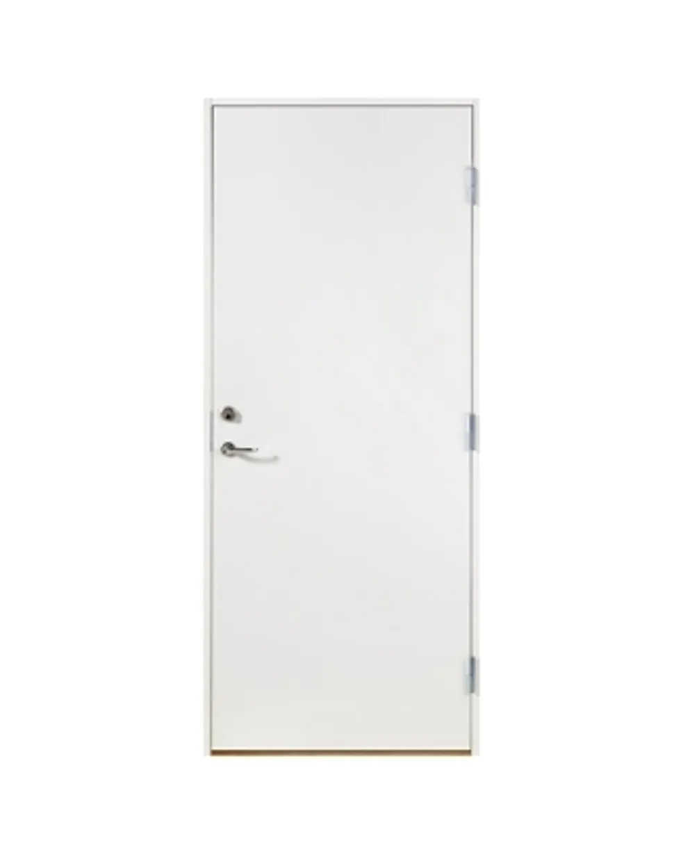 Innerdør ei30 100x210 cm brann hvit