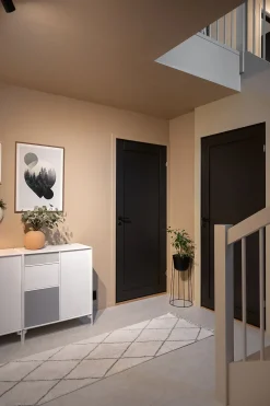 Innerdør Prima dempet sort 90x210 cm