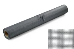 Insektsnett glassfiber 600 mmx10 meter grå