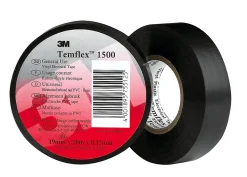 Isolasjonstape 19mm sort19mmx20mtr temflex