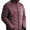 Jakke 22015 burgunder s med lett for