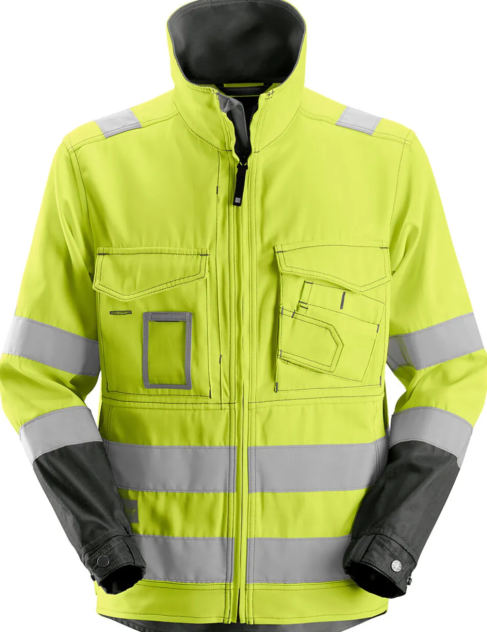 Jakke 1633 gul/dsor S high vis KL3