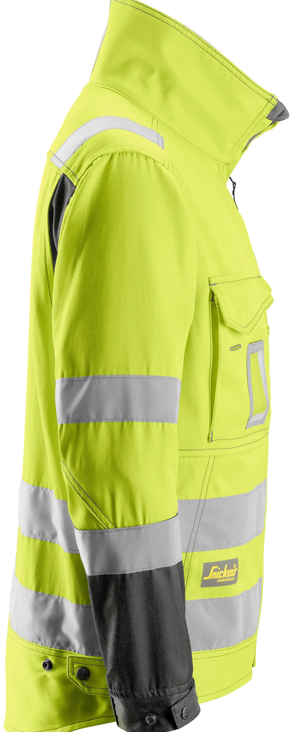 Jakke 1633 gul/dsor S high vis KL3