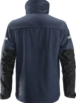Jakke 1200 Softshell mørkeblå str M Snickers Allroundwork