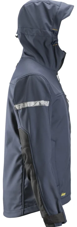 Jakke 1229 softshell s mblå snickers workwear