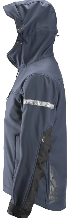 Jakke 1229 softshell s mblå snickers workwear