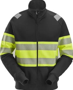 Jakke sort/gul klasse 1 str XS