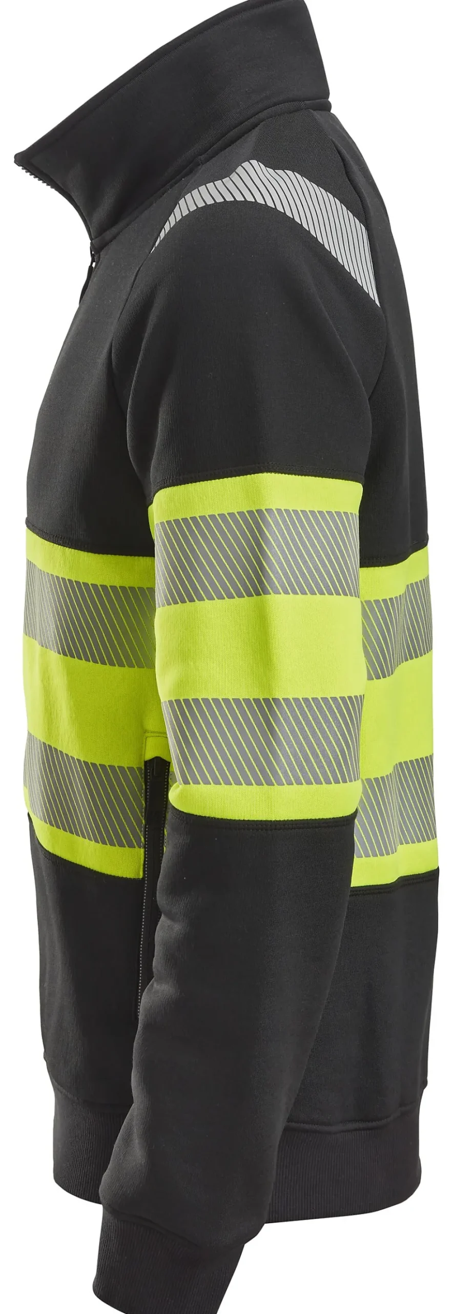 Jakke sort/gul klasse 1 str XS