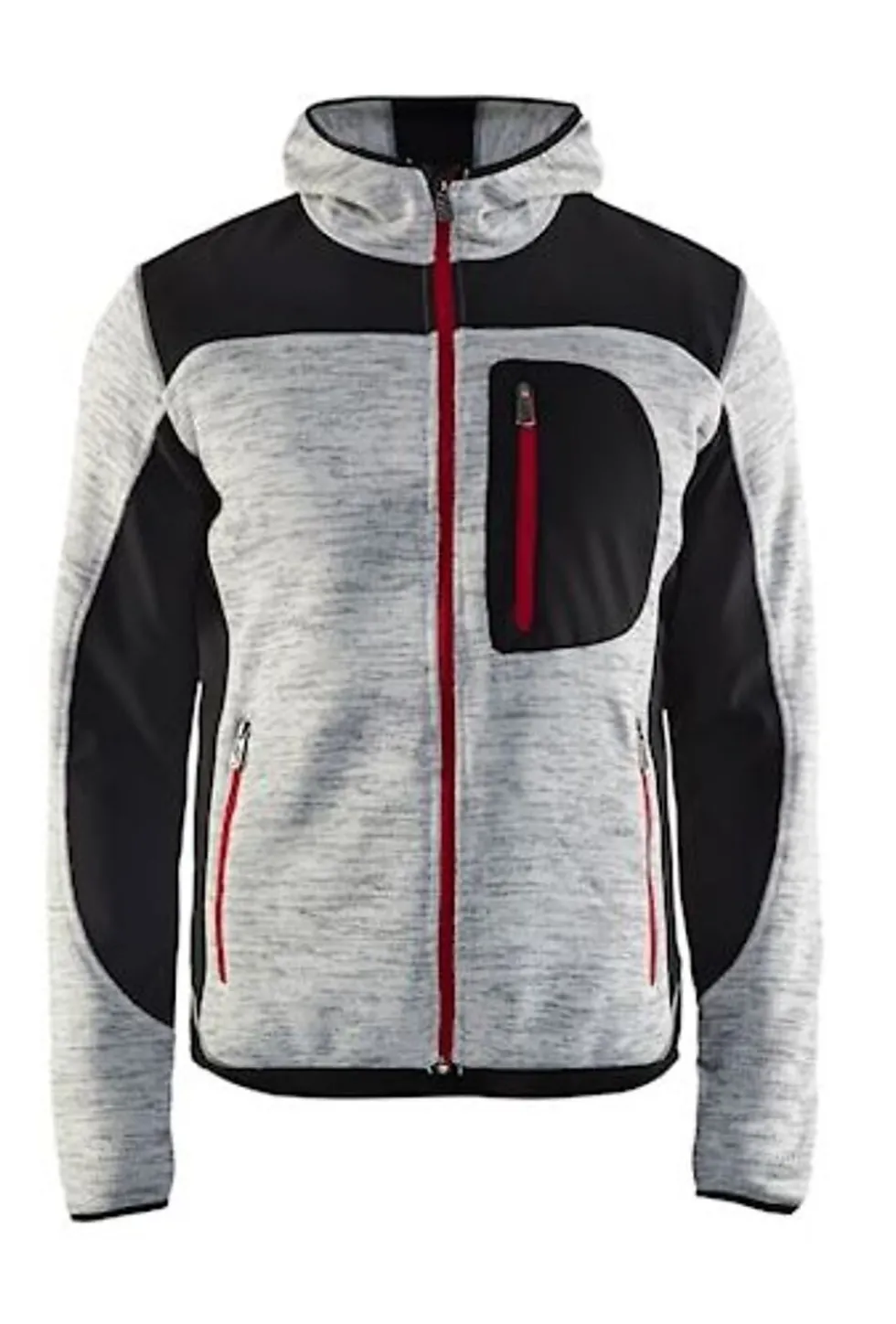 Jakke strikket grå s 493021179 493021179099s grå melange/svart