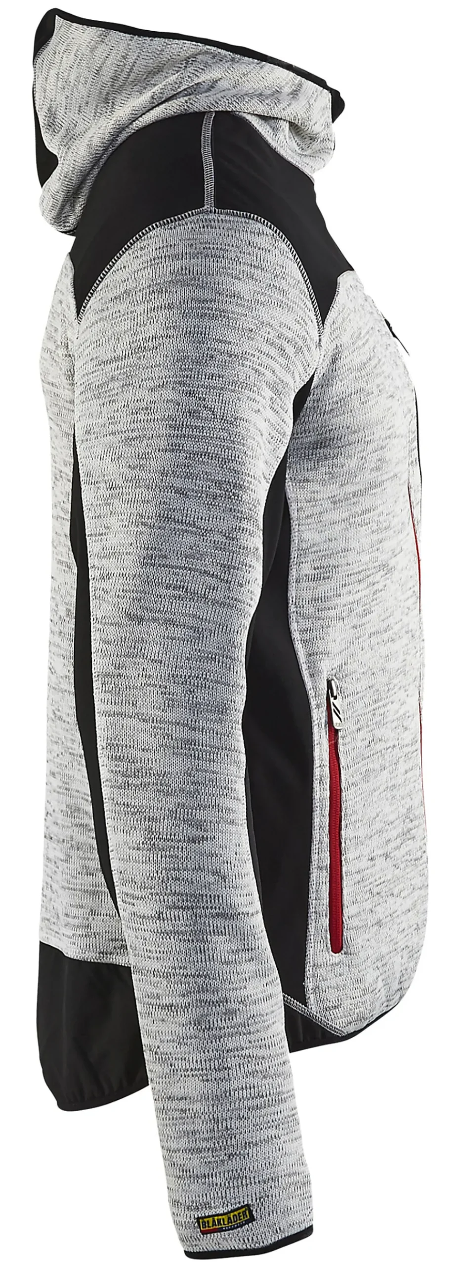 Jakke strikket grå s 493021179 493021179099s grå melange/svart