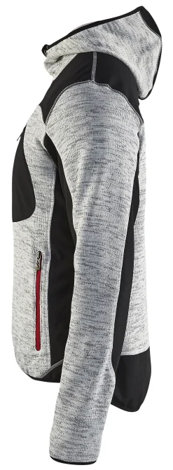 Jakke strikket grå s 493021179 493021179099s grå melange/svart