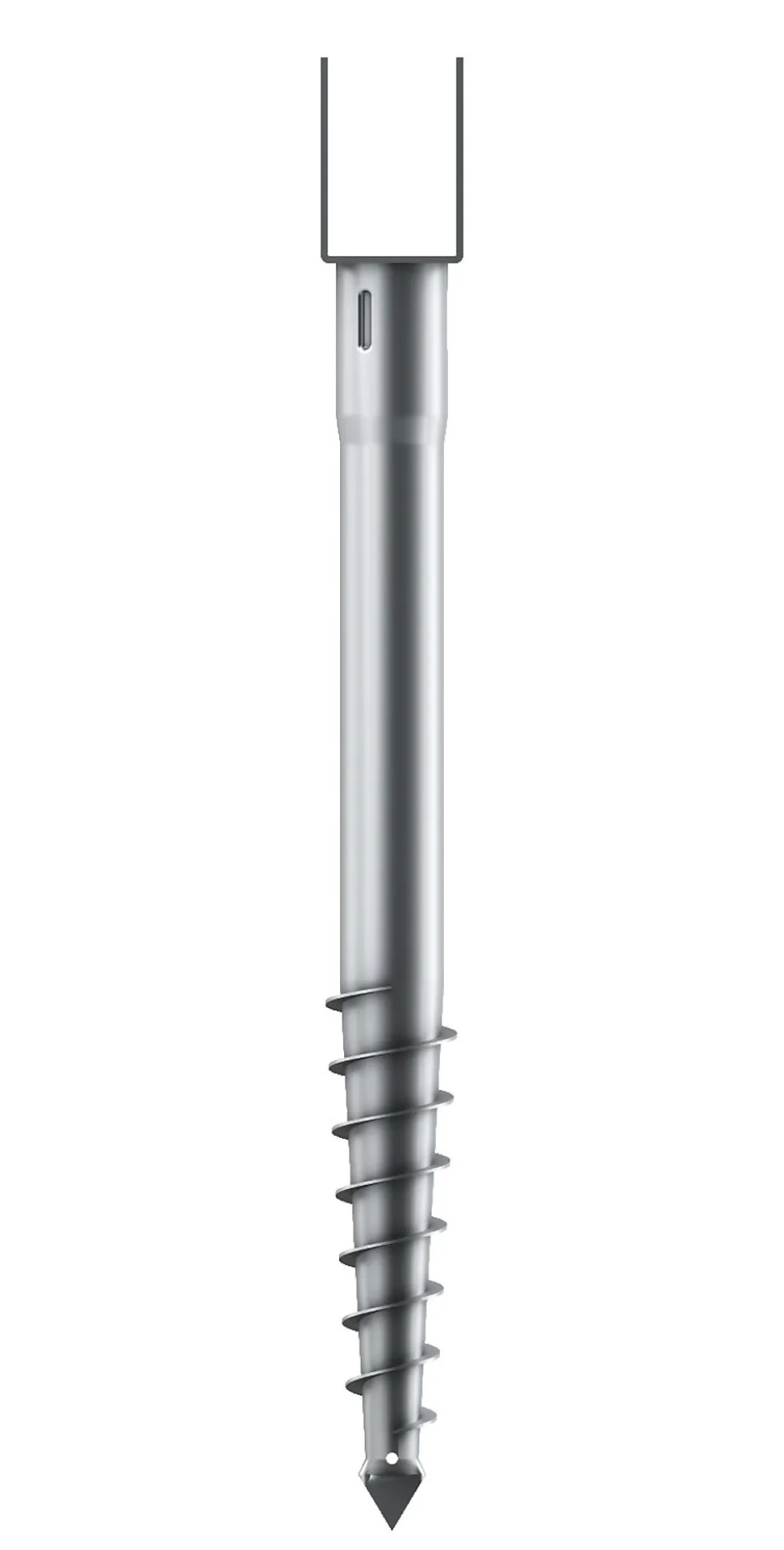 Jordskrue fast 68x900 mm U-80
