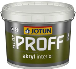 Jotun jotaproff akryl 07 hvit 9 liter