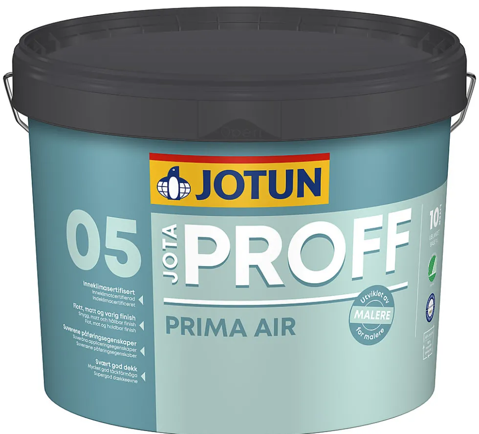 Jotun Jotaproff Prima Air 05 maling hvit 9 L