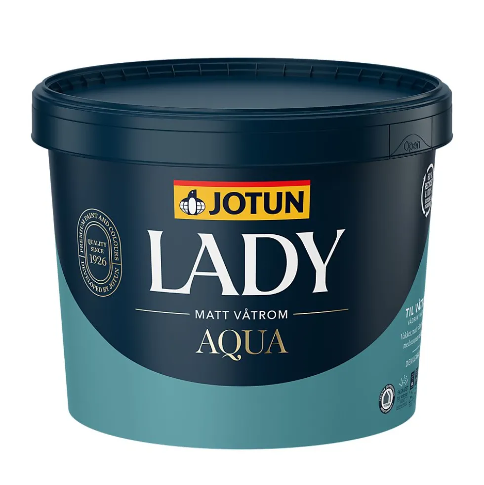 Jotun Lady Aqua Matt hvit base 2,7 liter