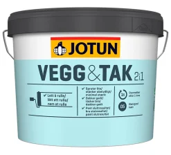 Jotun Vegg & Tak hvit A-base 9 liter