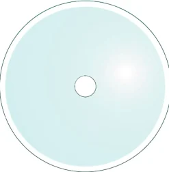Jøtul gulvplate glass klar Ø1200 mm