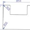 Jøtul gulvplate glass klar 725x894 mm