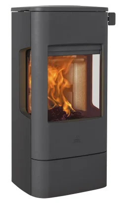 Jøtul vedovn F 233 sort lakk med sideglass