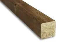 Justert lekt klasse 1 impregnert furu 48x48 mm
