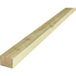 Justert lekt 30x48 mm impregnert furu