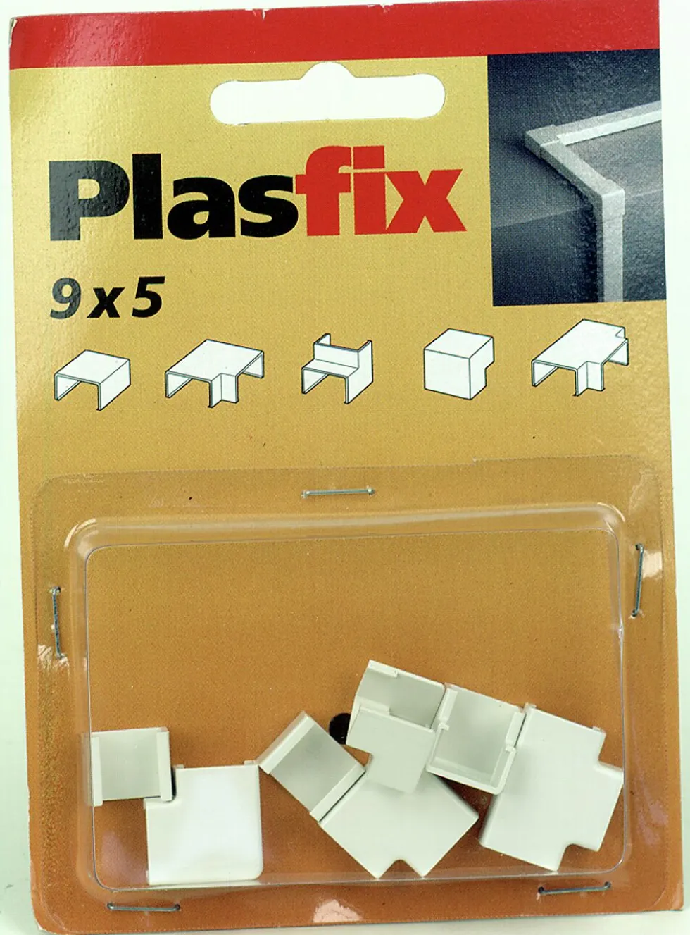 Kabelkanal skjøt/hjørne 25x16 plasfix hvit